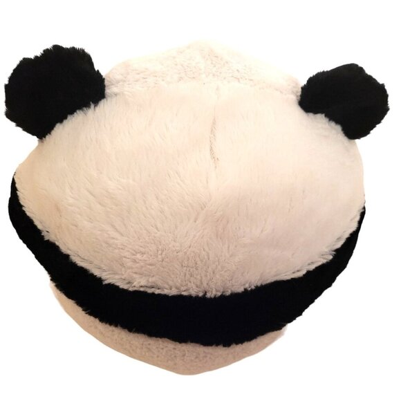 HugFun Round Panda 10" Tall Ice Cream Cone Glitter Eyes Plush Stuffed Animal - Picture 4 of 8